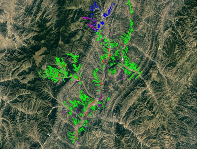 ɽ����Ͷ�������ųн��ķں�����ˮ����ʧ�ۺ�����EPC��Ŀ����